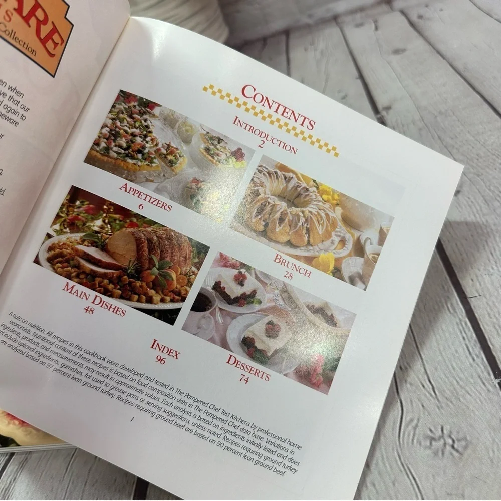 vintage 1990s Pampered Chef Kitchen Cookbooks homestead homemade